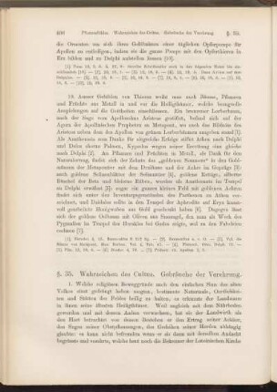 §. 35. Wahrzeichen des Cultus. Gebräuche der Verehrung.