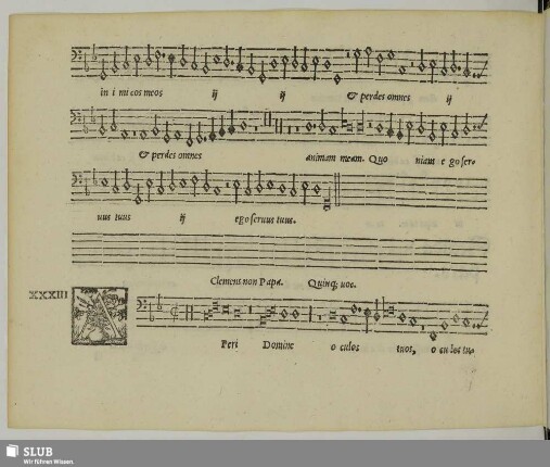 XXXIII. Clemens non Papa, Jacobus: Aperi Domine oculos tuos