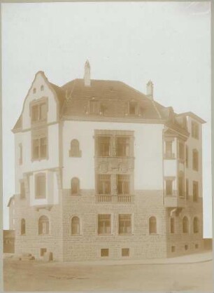 Billing, Hermann; Karlsruhe, Hirschstr. 130; Wohnhaus - Ansicht