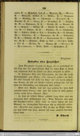 Bedenken über Fragliches