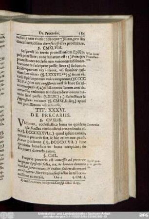 Tit. XXXVI. De Precariis.