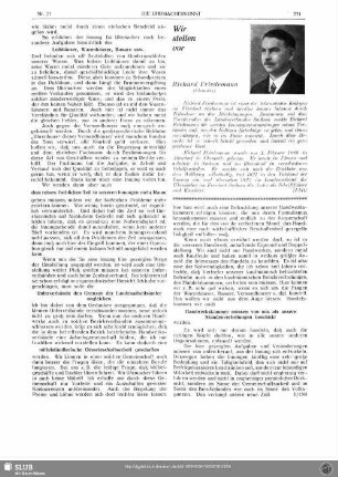Wir stellen vor : Richard Friedemann