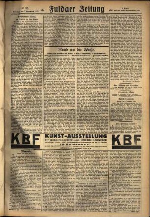 Zweite Ausgabe vom Sonntag, den 02. September 1928.