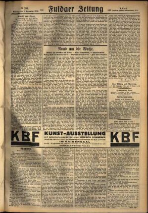 Zweite Ausgabe vom Sonntag, den 02. September 1928.