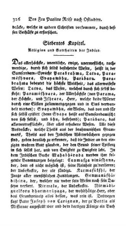 Siebentes Kapitel - Religion und Gottheiten der Indier