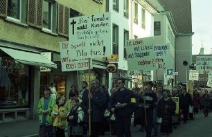 Freiburg im Breisgau: Demo gegen Abtreibungen