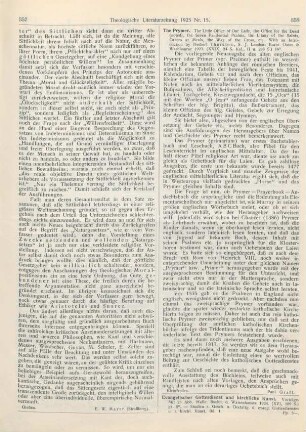 358-359 [Rezension] Evangelischer Gottesdienst und kirchliche Kunst