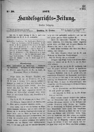 No. 38. 12. Oktober 1872