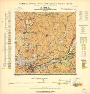 [2128] Bad Oldesloe, Geologische Karte von Preußen und benachbarten deutschen Ländern
