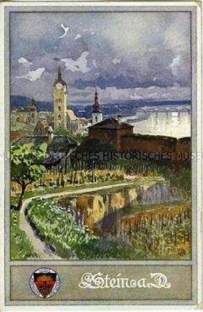 Stein (Donau), Postkarte des Deutschen Schulvereins Nr.177
