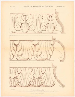 Grammatik der Ornamente: Römische Blattwellen, Heft 3. Blatt 7.