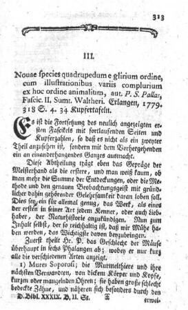Novae species quadrupedum e glirium ordine. Fasc.II.