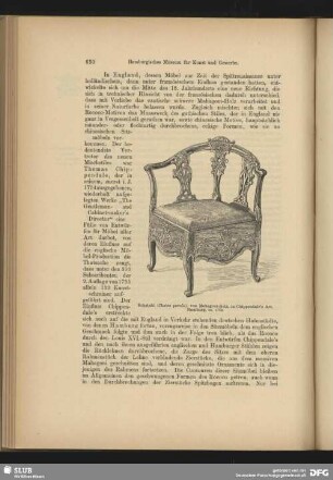 Eckstuhl (Chaise percée)