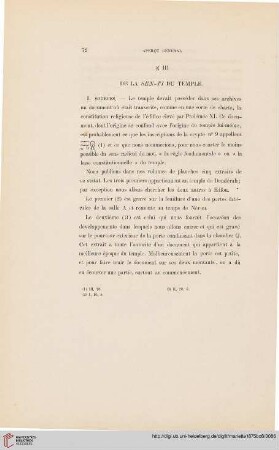 §III. De la sen-ti du temple