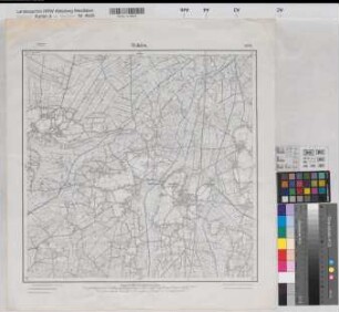Rahden (Rahden) topographische Karte Meßtischblatt Rahden Nr. 1879 1919 1 : 25 000 44 x 45 Druck Benkhausen