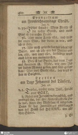 [Am Tage Johannis des Täufers]