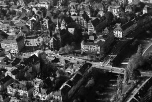 Freiburg: Johanneskirche, Dreisambrücke