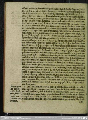 §. 124. Pater quoad adventitoru[m] administrationem cautionem non praestat