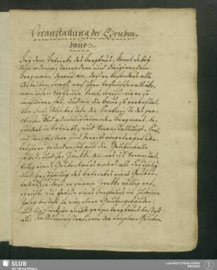 Veranstaltung der Grubenbaue