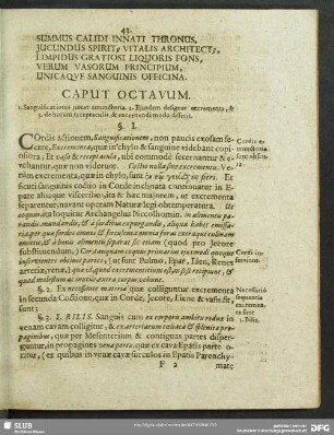 Caput Octavum