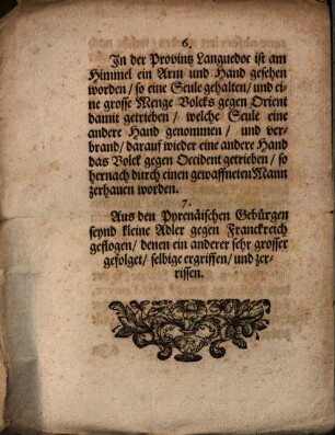 Omina Franckreichs Untergang betreffend
