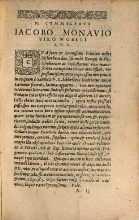 Eunapiu tu Sardianu Bioi philosophōn kai sophistōn : Nunc recens accedunt eiusdem auctoris Legationes, e bibliotheca Andr. Schotti Antverpiani = De vitis philosophorum et sophistarum