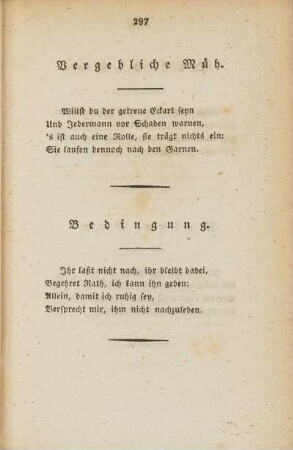 Vergebliche Müh.