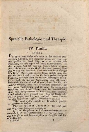Allgemeine und specielle Pathologie und Therapie : in 4 Bänden, 2