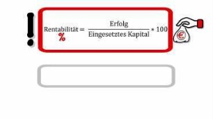 BWL-Glossarbegriff /Rentabilität