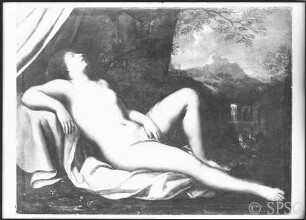Bianchi, Pietro: Schlafende Venus, GK I 7758. (Verlust)