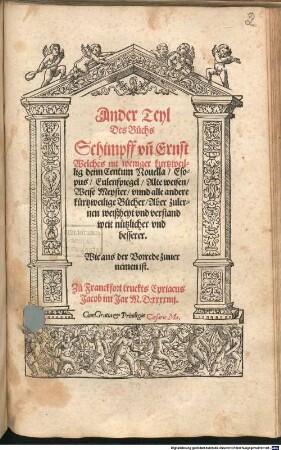 Zweiter Theil von Paulis Schimpff und Ernst
