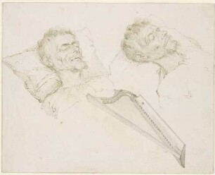 Karel van Mander auf dem Totenbett