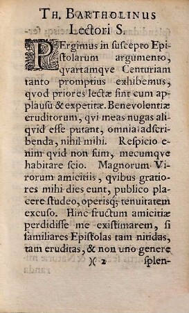 Thomae Bartholini Epistolarum Medicinalium à Doctis vel ad Doctos scriptarum, Centuria ..., 4. Variis Observationibus curiosis & utilibus referta