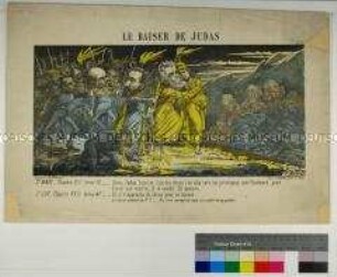 Le Baiser de Judas (Der Judaskuß) - Karikatur auf den französischen Außenminister Jules Favre