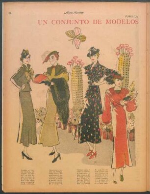 Un conjunto de modelos para media estación [Dibujos] : Para la mujer