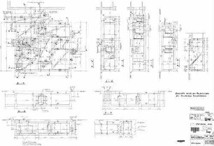 Stuttgart Hbf: EG BD-Geb. Südteil Mehrzweckbauwerk Schalplan (unter Garagenhof)