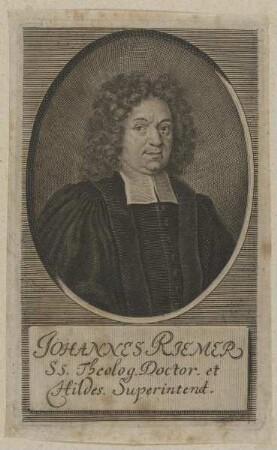 Bildnis des Johannes Riemer