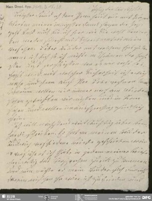 Eigenh. Brief von Sophie Bernhardi an August Wilhelm von Schlegel, Töplitz, 01.09.1804