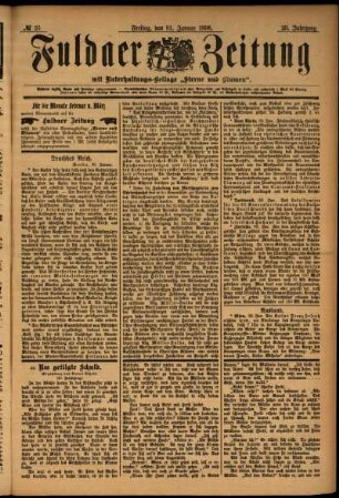 Ausgabe vom Freitag, den 31. Januar 1896.