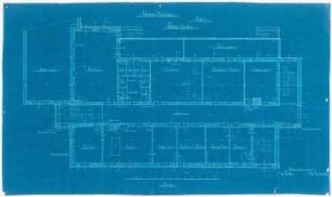 Vinzenz-Waisenhaus (mit Stallgebäude), Dortmund: Grundriss Parterre 1:50 (Blatt 3)
