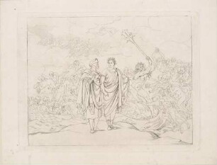 Zu Dantes "Göttliche Komödie. Hölle": Dante und Vergil am Acheron (Titelbild)
