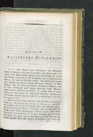 Kapitel VI. Periodische Störungen