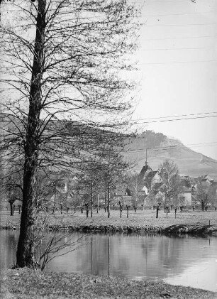 Jena-Lobeda, Blick auf Lobeda und die Ruine der Lobdeburg