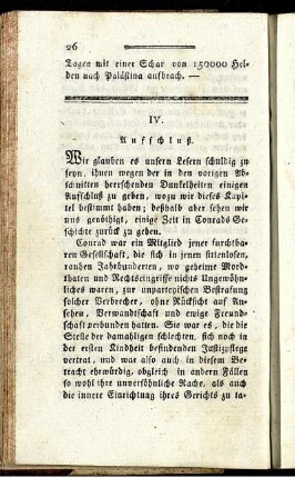 IV. Aufschluß