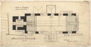 Dolmetsch, Heinrich; Kirchberg / Murr; Ev. Pfarrkirche, Restaurierung - Emporen (Grundriss)