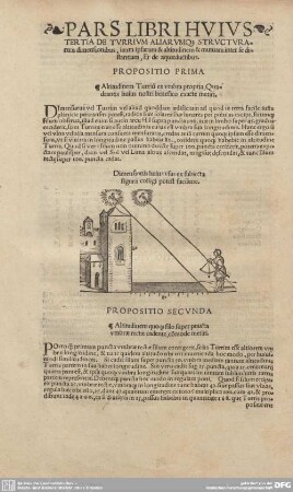 Pars Libri huius tertia de turrium aliarumque...
