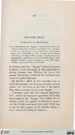Chapter XXIII: Expedition to Branchidae
