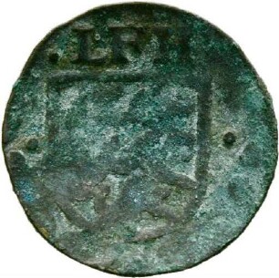 Einseitiger Pfennig des Herzogs Ludwig Friedrich von Württemberg