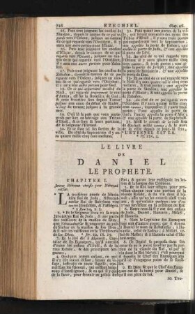 Le Livre De Daniel Le Prophete