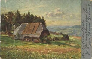 Feldpostkarte mit Schwarzwaldmotiv